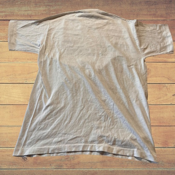 Vintage Fruit of the Loom California Hummingbird Floral T-Shirt White Medium - Picture 2 of 6